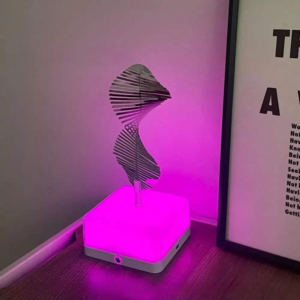 Creative 3D Rotating Night Light